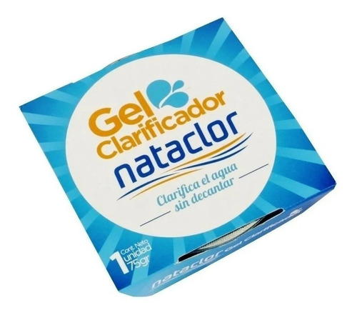 Gel Clarificador 75grs Potencia Filtro Pileta Cloro Nataclor