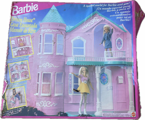 Caja Barbie Casa Encantada Vacia