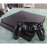 Playstation Consola Ps4 Slim 500gb Negra + Juegos + Joystick