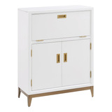 Leick Home Design House Furniture - Escritorio Escondido Mi. Color Blanco