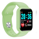 Reloj Inteligente Deportivo Y68 Smartwatch Bluetooth Caja Verde Claro