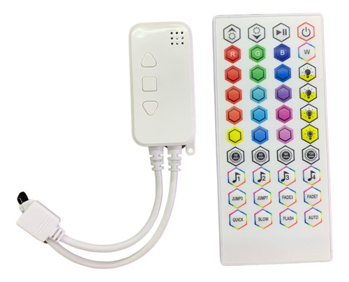 Controladora Wi-fi Musical 5-24v 72w 1 Saída + Controle