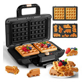 Maquina Para Hacer Waffles Fajiabao/negro