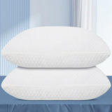 Almohadas Queen Size, 2 Pack, Espuma Viscoelástica Ajustable