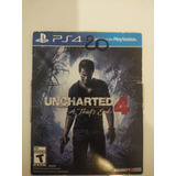 Uncharted 4 Thief's End Edición Estandar Usado Físico 