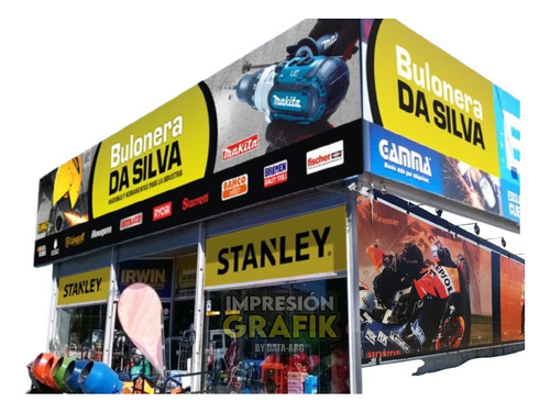 Lona Front 4.50x1 Mt Gigantografia Banner Cartel Premium 