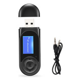 Transmisor-receptor Bluetooth Con Pantalla Lcd, 2 En 1