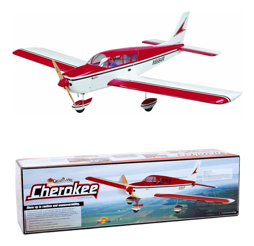 Avión De Control Remoto Great Planes Cherokee .40-.56 Arf