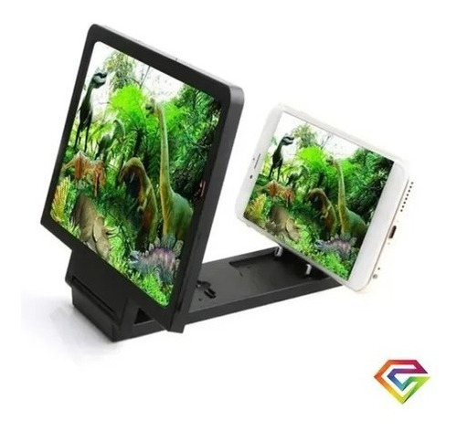 Celular Screen Lupa 3d Proyector Pantalla Negro