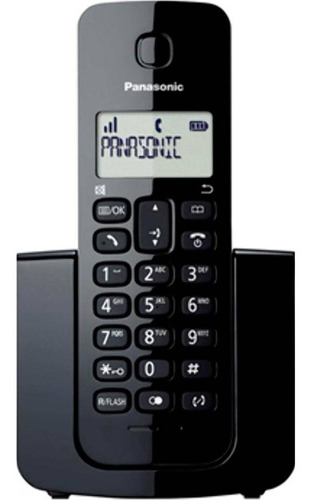 Telefone Fixo Sem Fio Panasonic Dect 6.0 Kx Tgb110lbb Preto