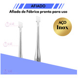 Espátula Empurrador Raspador De Cuticula Profissional Inox