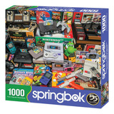 Springbok Rompecabezas 1000 Piezas Gamer's Trove Retro