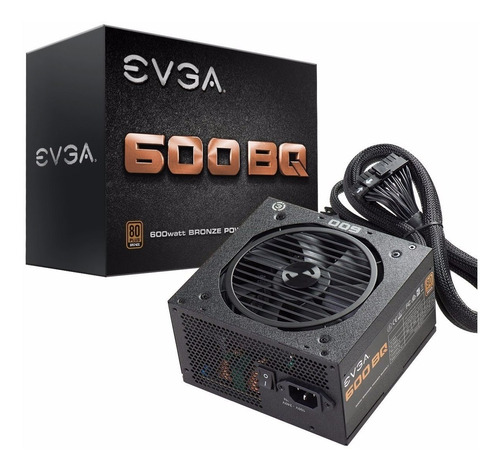 Evga 600 Bq 80+ Bronze 600w Power Supply Fuente De Poder