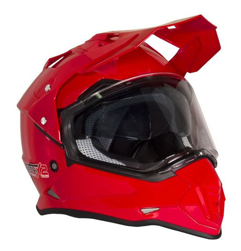 Casco Moto Deportivo Cross Doble Proposito Certificado 632a