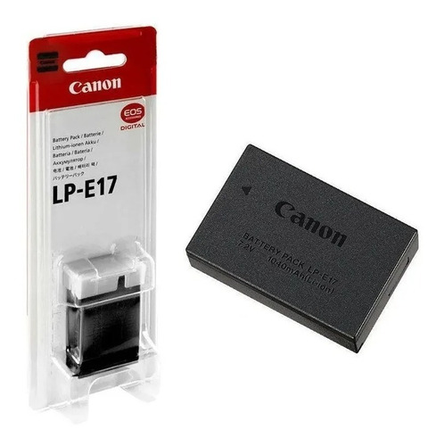 Fonte Carregador + Canon Lp-e17  P/ M3,m5,m6,t6i,t6s,t7i,77d