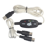 Cable Interfaz Convertidor Midi A Usb