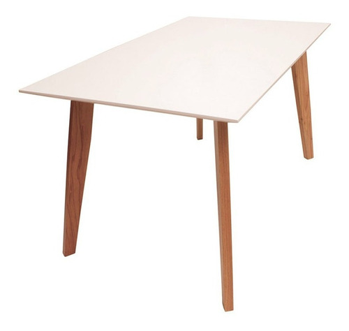 Mesa De Comedor Madera Nordica Escandinava Rectangular 120