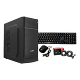 Gabinete Sentey G50 Kit Mouse/teclado/parlante Fuente 600w Color Negro