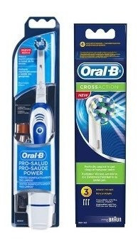 Oral B Cepillo Dental Electrico A Pila + 2 Repuestos