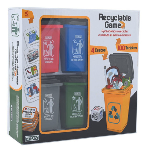 Recyclable Game Juego De Mesa Full