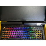 Teclado Corsair K68 Rgb Padrão Abnt Mx Red 12