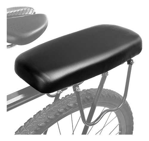 Asiento De Bicicleta, Almohadilla Suave Para Asiento Trasero