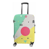 Maleta - Kuizee Luggage Cover Modern Abstract Trendy Geomet