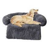 Cama Mascota Portatil Felpa Sillon 102x90x20 Cms Talla L 