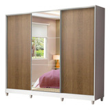 Ropero Closet Madesa Royale 3 Puertas 1 Espejo B/m Cp