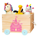 Caixa De Brinquedos Montessori, Caixa Armazenamento Infantil