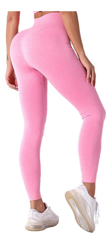 Leggings De Dama Deportivo De Yoga Sin Costuras Para Mujer