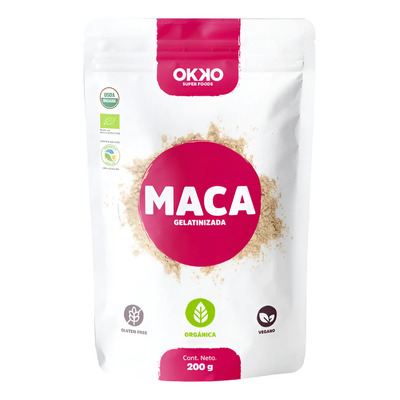Maca Orgánica 200g. Gelatinizada Polvo.  Okko Superfoods | MercadoLibre