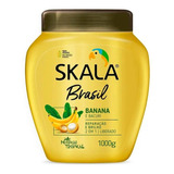 Skala Banana Máscara Vegana Crema Peinar Cabello Brillo 1kg