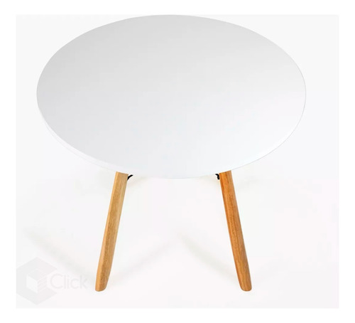  Mesa Eames De Jantar 70cm Com Pés Palito  Mais Vendida