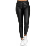 Leather Leggings Elastic Leather Pants