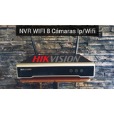 Nvr Wifi Hikvision - 8 Camaras (con Hdd 1t)