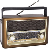 Radio Retro Am Fm, Radio Portátil Vintage De Onda Cort...