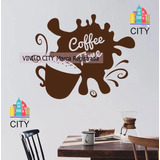 Vinil Decorativo Para Cafeteria Coffee Time Mod5z7