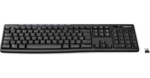 Teclado Sem Fio Logitech K270 Wireless Resistente Usb 2195