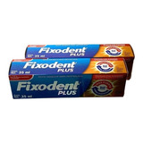 Kit De 2 Pastas Dentales Adhesiva Fixodent Plus