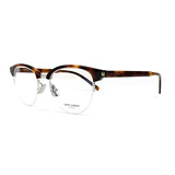 Montura - Saint Laurent Sl 188 Slim- 003 Havana Eyeglasses