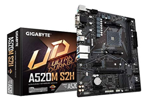 Gigabyte A520m S2h (amd Ryzen Am4 / Microatx / 4 + 3 Fases P