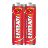 Pilas Eveready Aa Heavy Duty Red Carbon Zinc R6s Tira 24/u