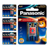 20 Pilhas Alcalinas Premium Aa Panasonic (10 Cart)