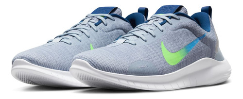 Tenis De Running Para Hombre Nike Flex Experience 12 Azul Color Azul Militar Claro/pizarra Cenizo/azul Cancha Talla 27.5 Mx