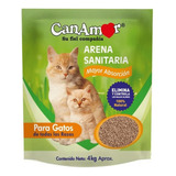 Arena Canamor Para Gatos X 4 Kg