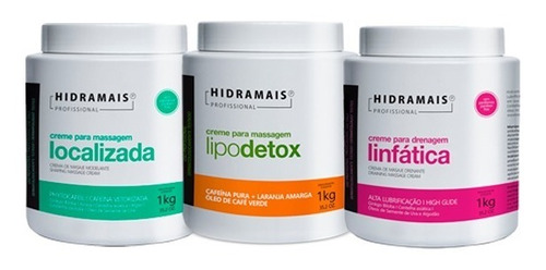 Kit Hidramais Lipodetox + Drenagem + Localizada