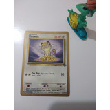 Tarjeta Pokemon Tcg Meowth 56/64 Borde Dorado 1999