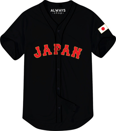 Camisola Jersey Japon Mundial Clasico Negro Ch M G Eg 2eg