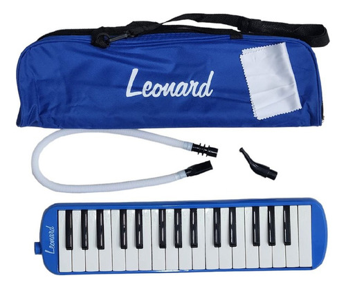 Melodica Piano Leonard M32abl 32 Notas Azul Musicapilar